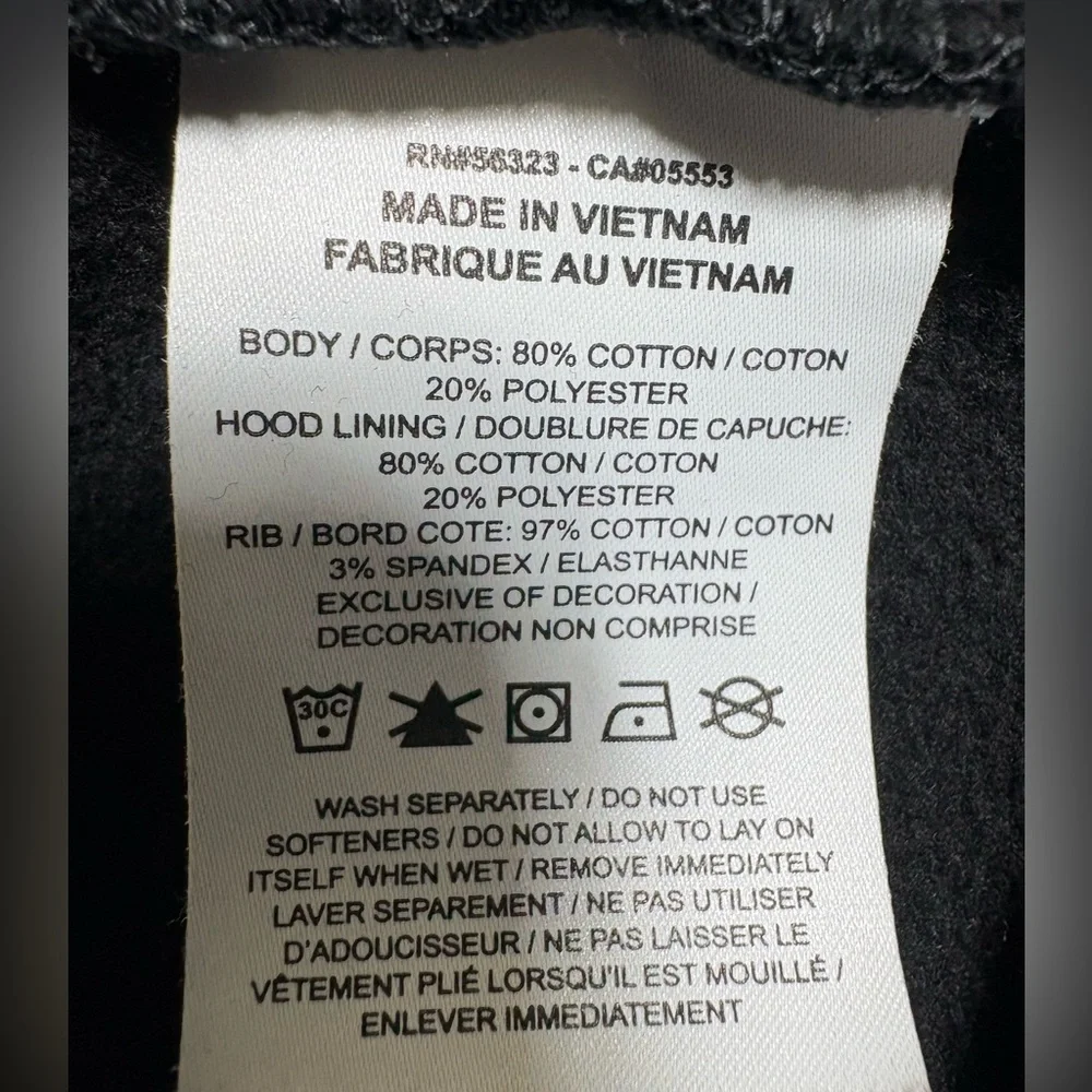 Jordan Black Hoodie with Red Logo - Picture 4 of 4